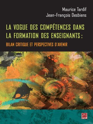 cover image of La vogue des compétences dans la formation des enseignants